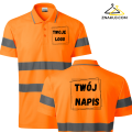 Koszulka Polo Odblaskowa z Własnym Nadrukiem HV RUNWAY