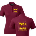 Koszulka Polo Damska z Własnym Haftem DIAMOND