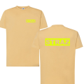 Koszulka Piaskowa z Nadrukiem "STRAŻ" Neon Yellow