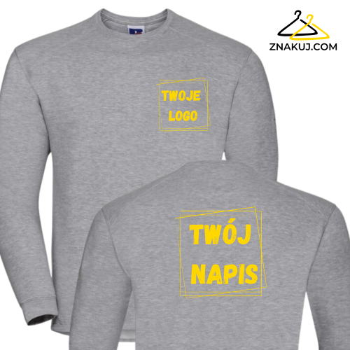 Bluza Heavy Duty Crew Neck z Własnym Nadrukiem
