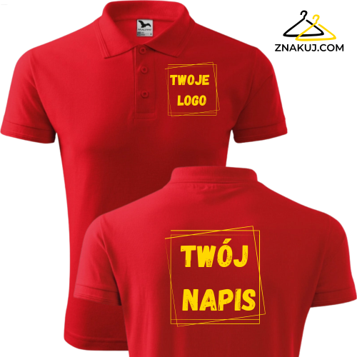 Koszulka Polo Męska z Własnym Haftem PIQUE POLO203
