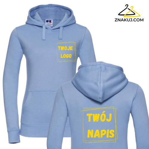 Bluza Damska Ladies´ Authentic Hooded Sweat z Własnym Nadrukiem