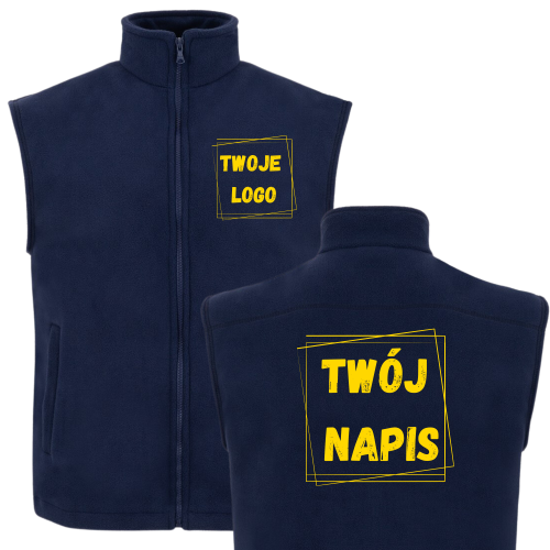 Bezrękawnik Polarowy z Własnym Haftem FLRA 350 VEST