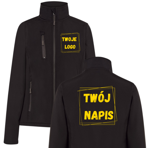 Kurtka Softshell Damska z Nadrukiem SOFTJACKL