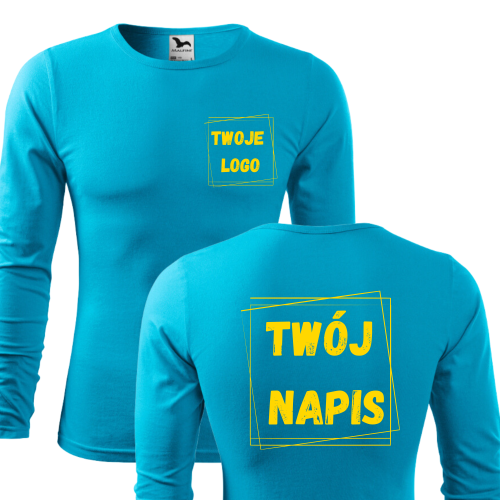 Koszulka T-Shirt z Własnym Nadrukiem FIT-T LS