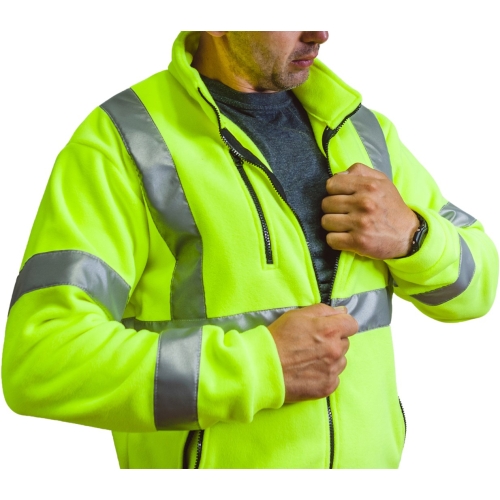 Bluza Polarowa Odblaskowa Premium z Własnym Haftem