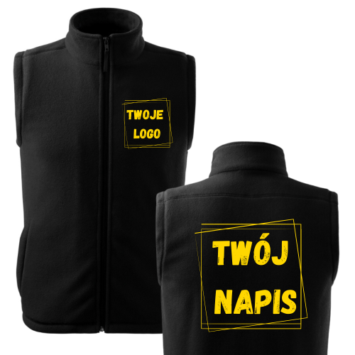 Bezrękawnik Polarowy z własnym Haftem NEXT