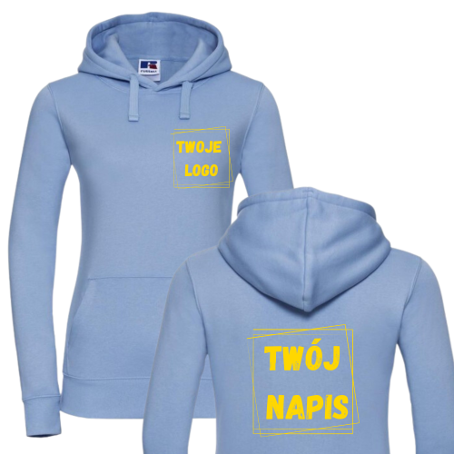 Bluza Damska Ladies´ Authentic Hooded Sweat z Własnym Haftem