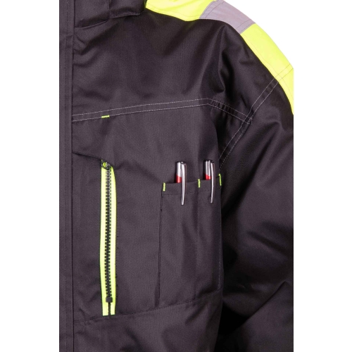 Kurtka Robocza Ocieplana Zimowa RIVAL z Nadrukiem